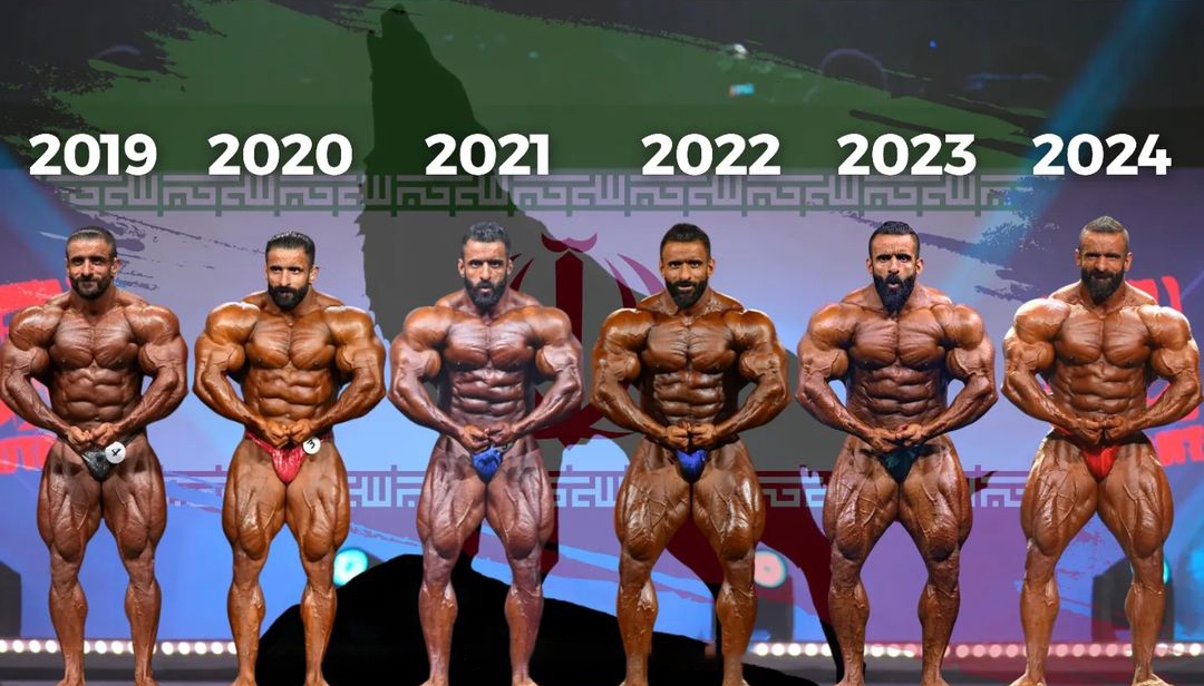 تغییرات بدن هادی چوپان از 2019 تا 2024/ عکس