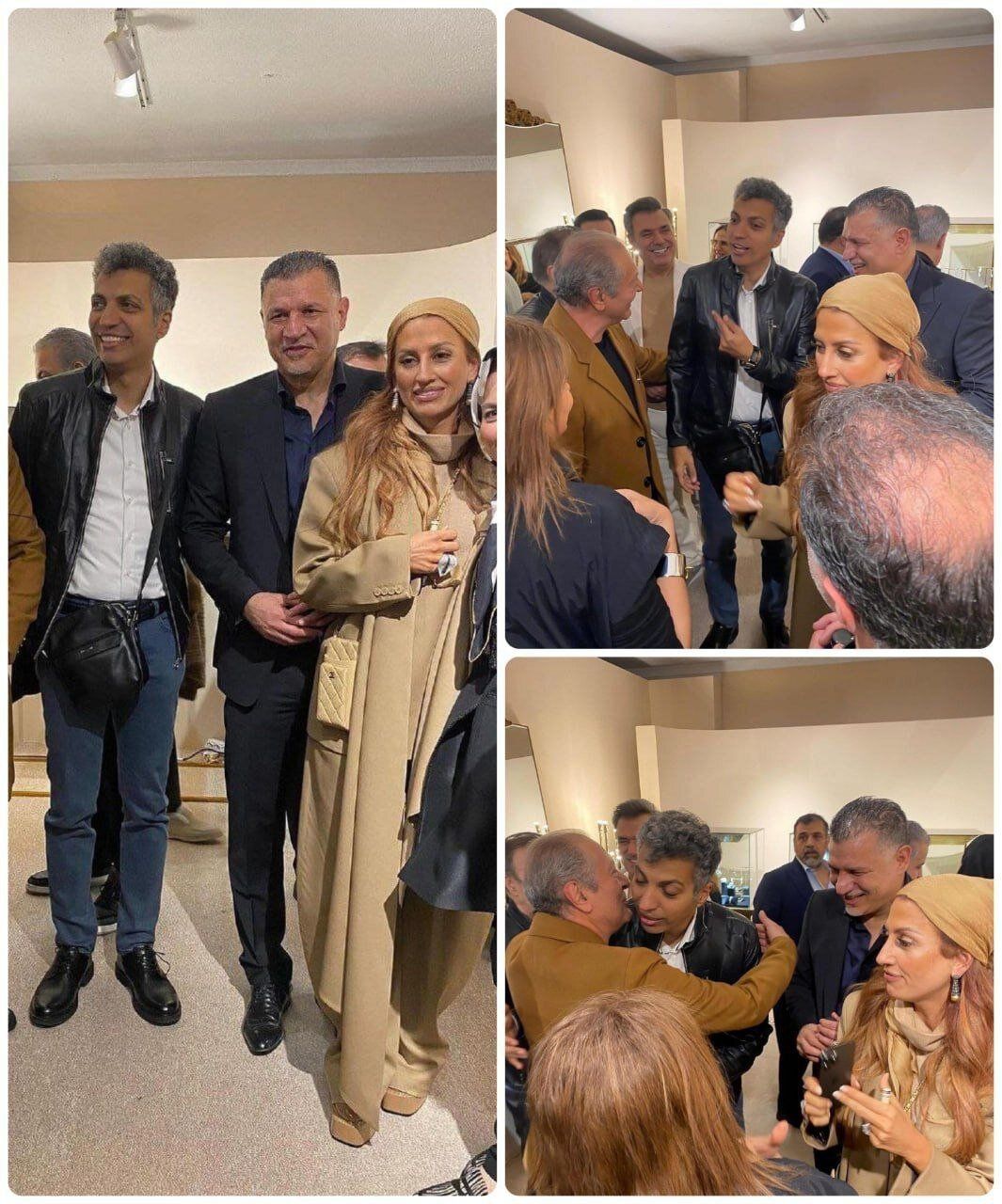 تصویر جدید علی دایی و همسرش در کنار عادل فردوسی‌پور/ عکس