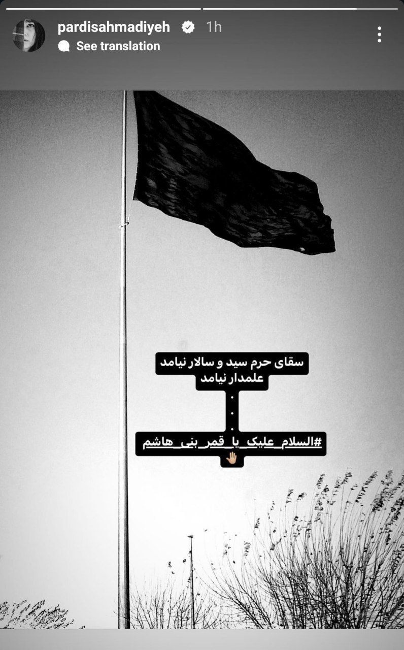 استوری مذهبی خانم بازیگر مشهور سریال پوست شیر پربازدید شد