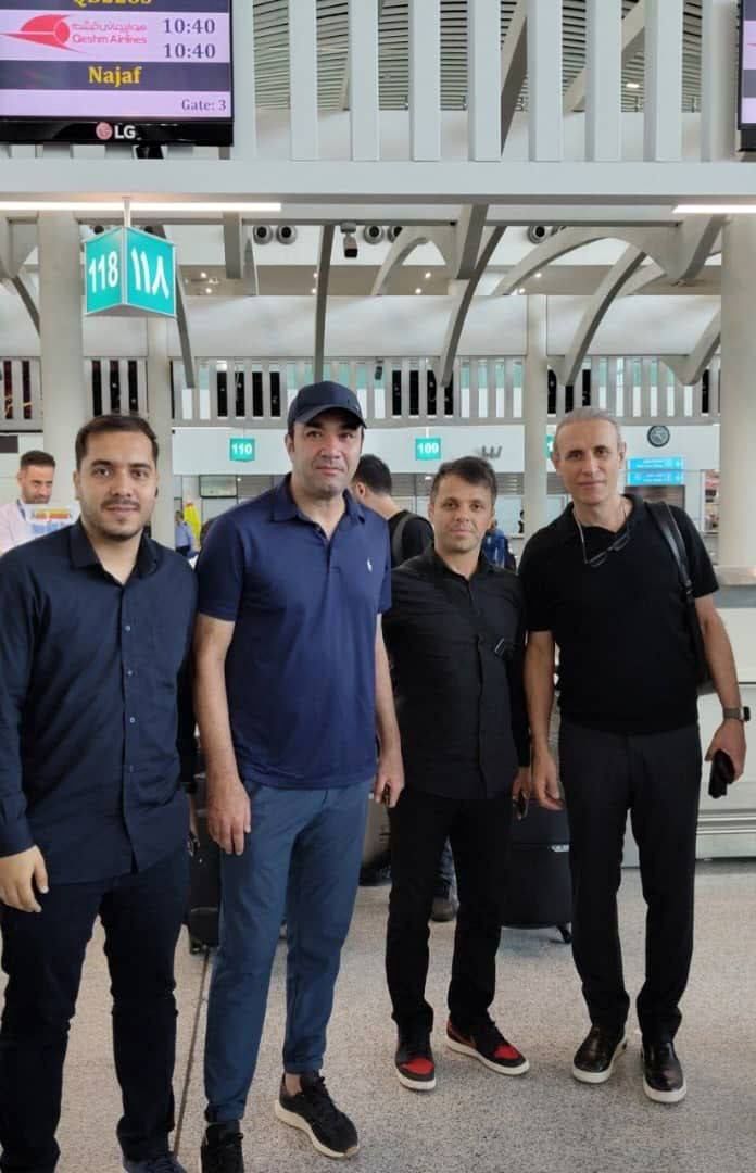 یحیی گل محمدی به همراه حسن رنگرز و جواد نکونام در راهپیمایی اربعین/ عکس