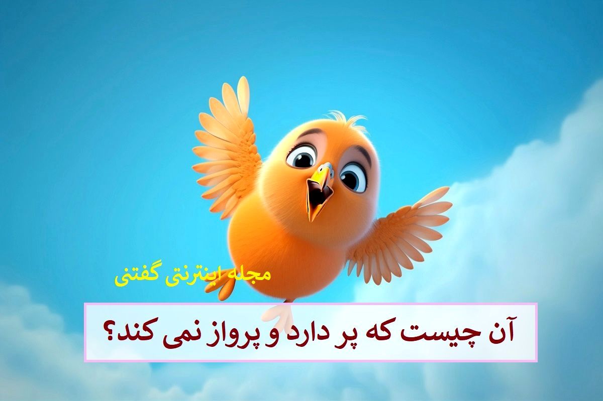 چیستان: آن چیست که پر دارد و پرواز نمی کند؟