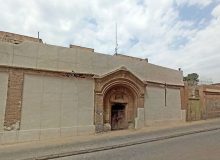 سردر عمارت قاجاری در بافت تاریخی تهران مخدوش شد