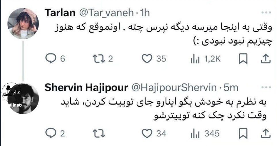 بگومگوی شروین و ترلان پروانه بالا گرفت