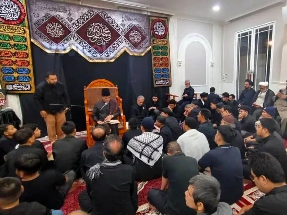 افتتاح حسینیه با حضور میثم مطیعی در بانکوک تایلند