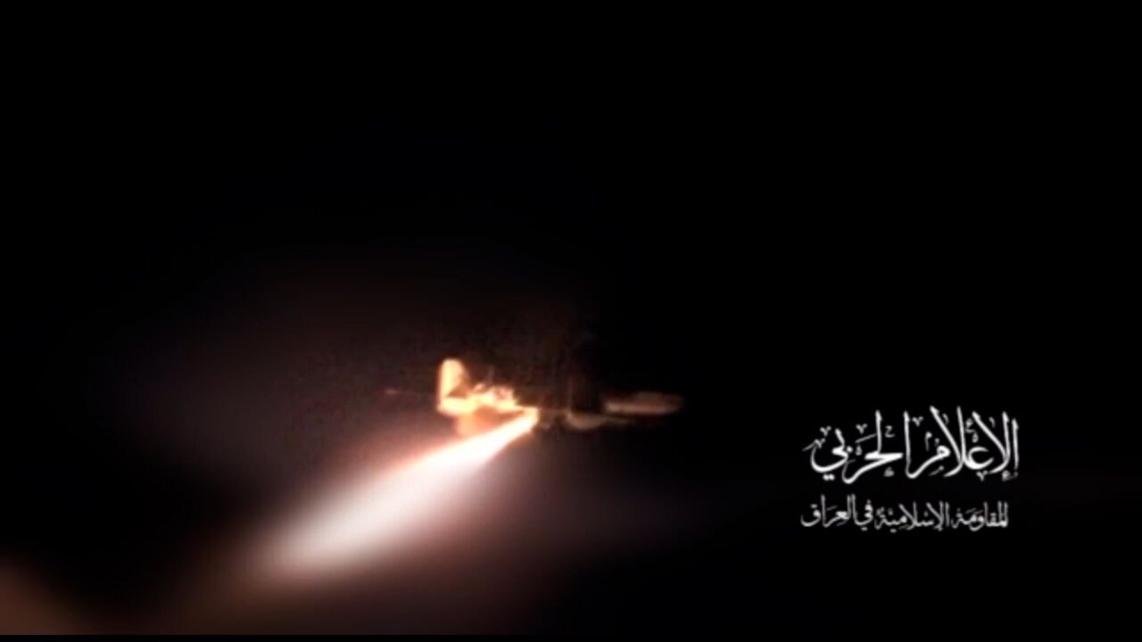 حمله پهپادی مقاومت اسلامی عراق به بندر ایلات اسرائیل