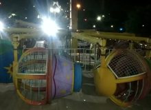 سقوط چرخ و فلک 7 کودک را راهی بیمارستان کرد