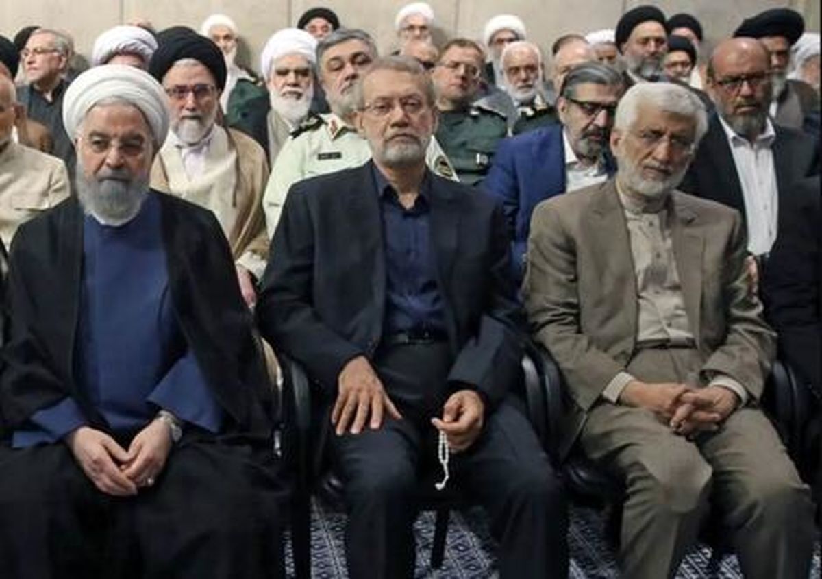 چرا در مراسم تنفیذ صندلی روحانی در کنار جلیلی بود؟!