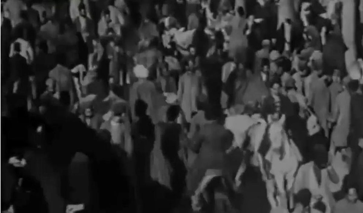 فیلمی بسیار کمیاب حال و هوای بازار تهران در دوره قاجار