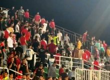 درگیری هواداران پرسپولیس با یکدیگر در پایان مسابقه/ ویدئو