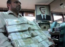 در سوریه اسکناس ها وزن می شوند