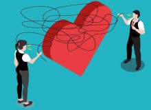 درخواست مرد جوان برای طلاق از همسر تتوکار