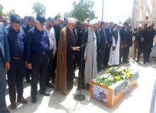 پیکر «محمد علی بهمنی» در تالار شهید آوینی بندرعباس آرام گرفت