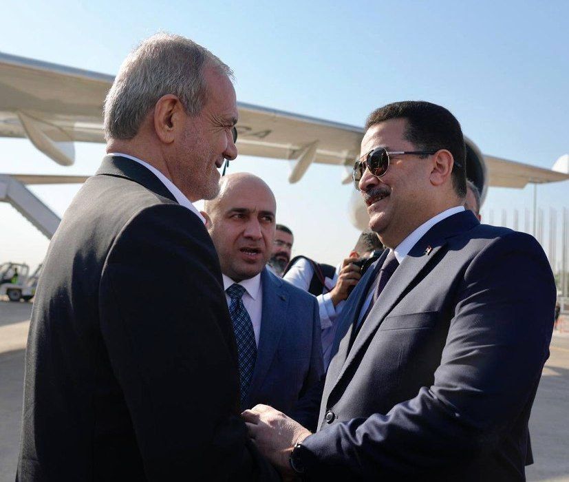 رئیس‌جمهور وارد بغداد شد
