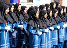 دوخت لباس فرم مدارس با پارچه ملحفه ای