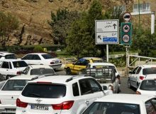 ترافیک سنگین در محورهای چالوس و رشت – قزوین