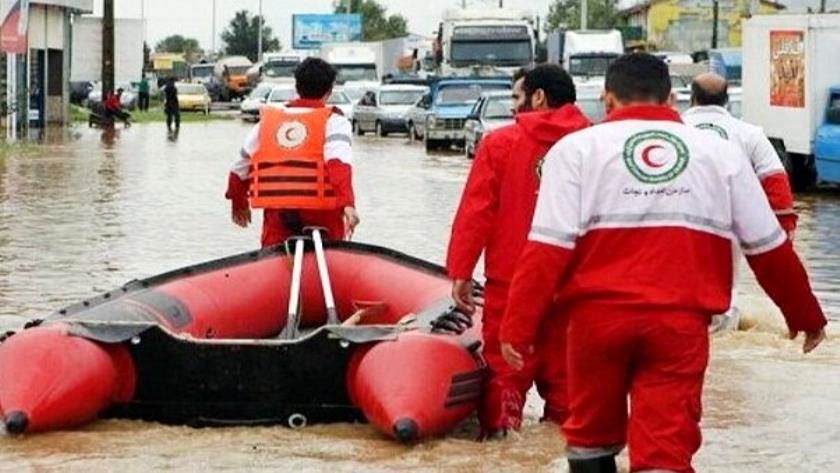 ادامه امدادرسانی هلال احمر در ۱۱ استان متاثر از سیل