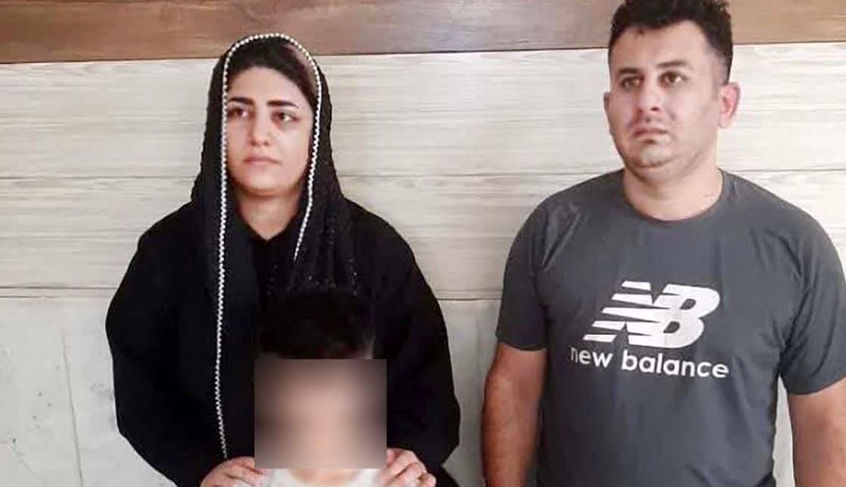 چهره بدون پوشش یک زن، شوهر و کودکشان که زنان مسافر را شکار می کردند