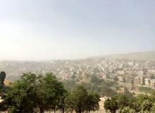 آسمان اغلب مناطق استان زنجان غبارآلود است