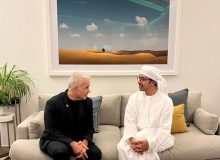 دیدار رهبر اپوزیسیون رژیم صهیونیستی با وزیر خارجه امارات در ابوظبی