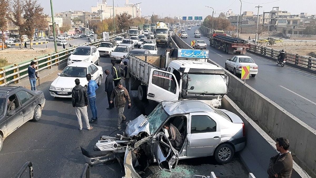 آمار وحشتناک جان باختگان تصادفات جاده‌ای در ۱۹ روز گذشته