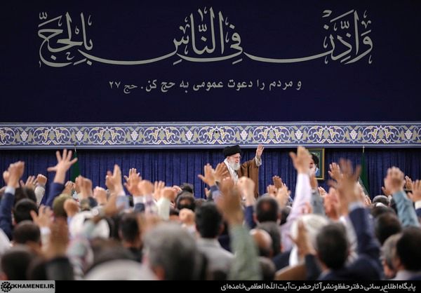 دیدار کارگزاران حج با رهبر انقلاب