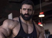 تمرین با نشاط هادی چوپان به همراه پسرش/ ویدئو