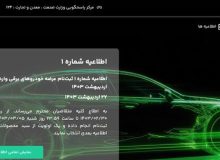 فهرست خودروهای برقی وارداتی در سامانه مشخص شد