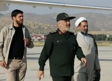 فرمانده کل سپاه به منطقه سانحه بالگرد رئیسی رفت