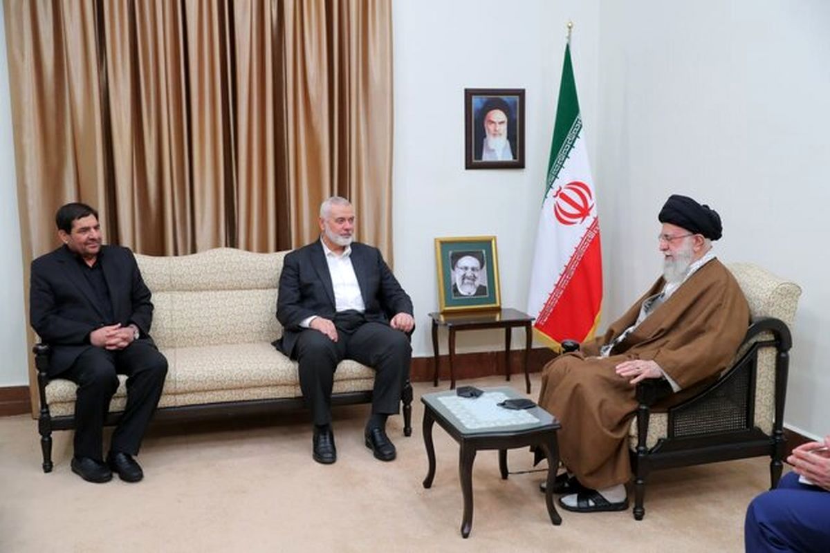 دیدار اسماعیل هنیه، رئیس دفتر سیاسی حماس با رهبر انقلاب
