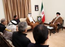 دیدار امیر قطر با رهبر انقلاب