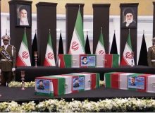 برگزاری مراسم ادای احترام سران کشورهای خارجی به پیکر شهدای خدمت
