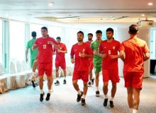 تمرین سبک ملی پوشان در صبح بازی با هنگ کنگ