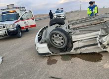 مرگ دختر 13 ساله در واژگونی خودرو