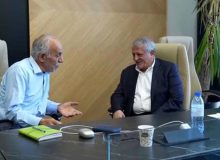 حضور محسن هاشمی در ستاد مردمی مسعود پزشکیان/ ویدئو