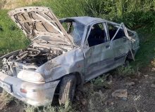 واژگونی مرگبار پراید با 8 کودک در زنجان
