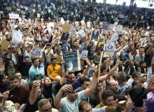 اجتماع پر شور حامیان پزشکیان در تبریز/ ویدئو