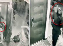 فیلم وحشتناک سرقت مسلحانه باند پژو پرشیایی ها از خانه مرد تهرانی/ دزدان سریالی این بار با شلیک خونین برگشتند