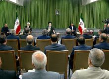 رهبر انقلاب: جلسه امروز، برای تشکر بنده از مسئولین و دوستان و اعضای دولت است/ آقای رئیسی به توانایی‌های داخلی واقعاً اعتقاد داشت