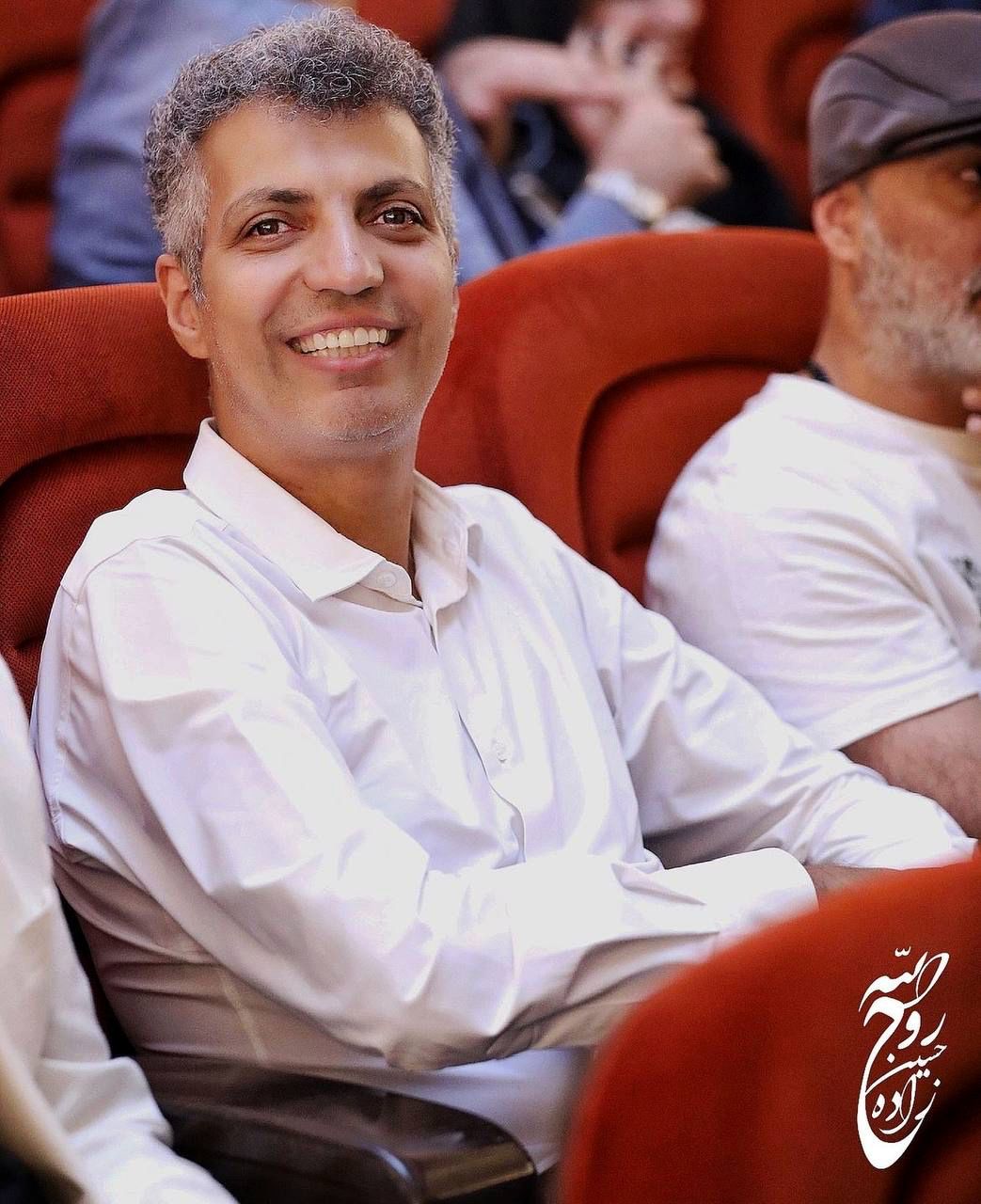 عادل فردوسی پور در مراسم مهران مدیری