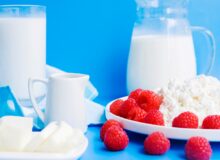 تاثیر هورمون های شیر و فرآورده های لبنی