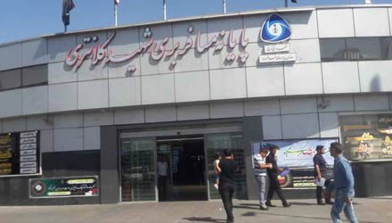 شماره تلفن باربری ترمینال شهید کلانتری کرج
