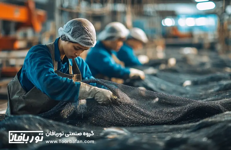 تولید انواع تور قفس پرورش ماهی