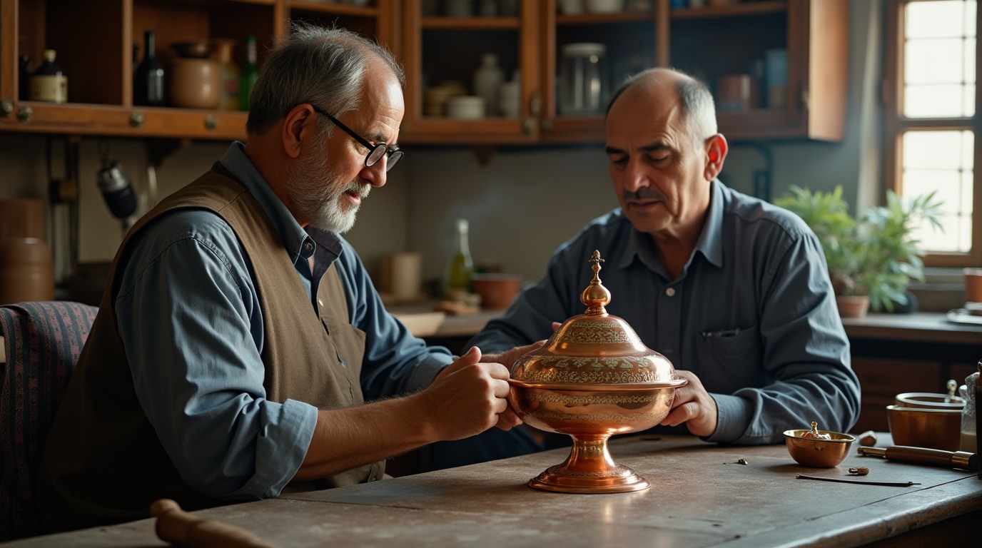 شکلات خوری مس و خاتم