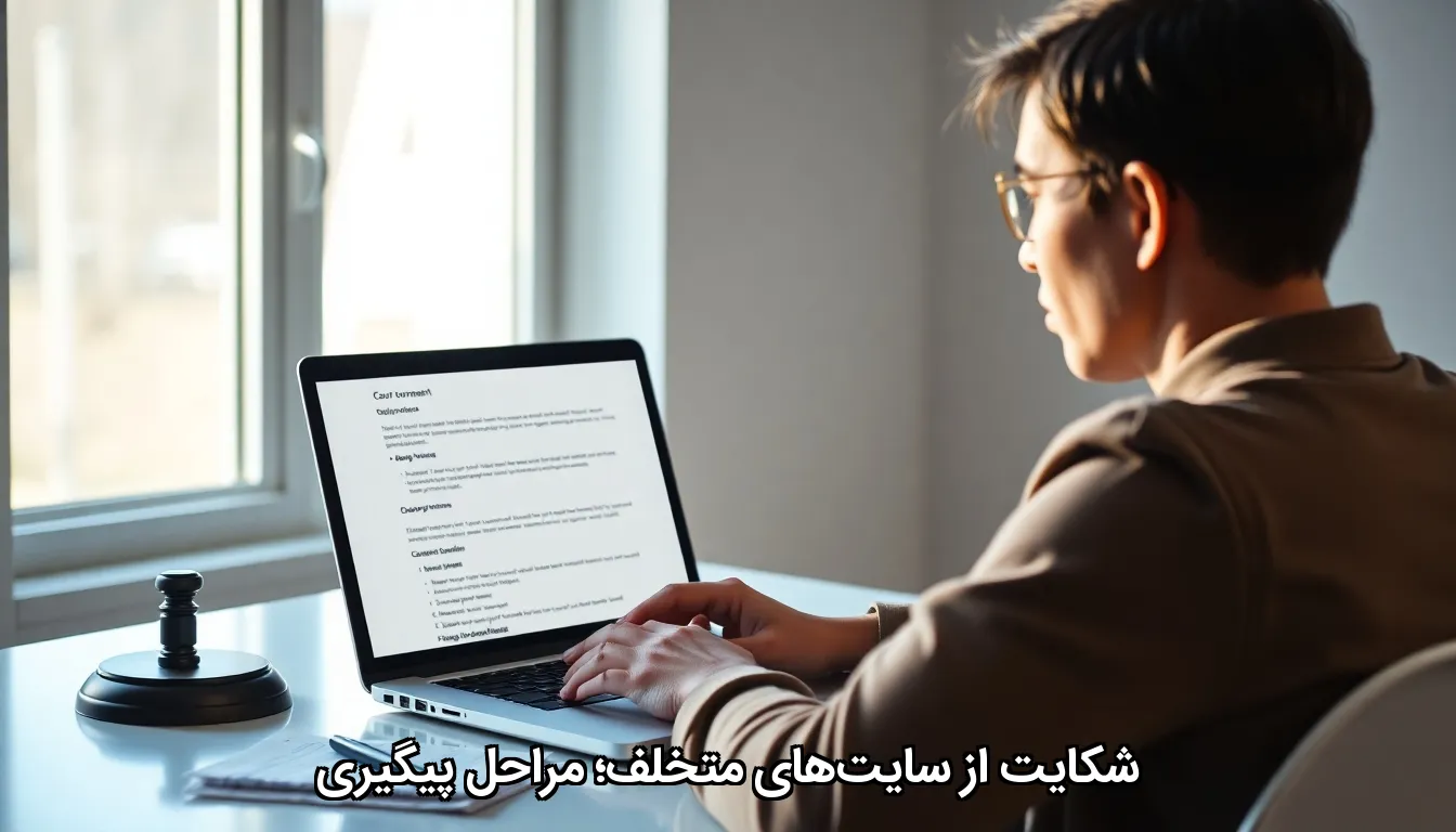 شکایت از سایتهای متخلف؛ مراحل پیگیری