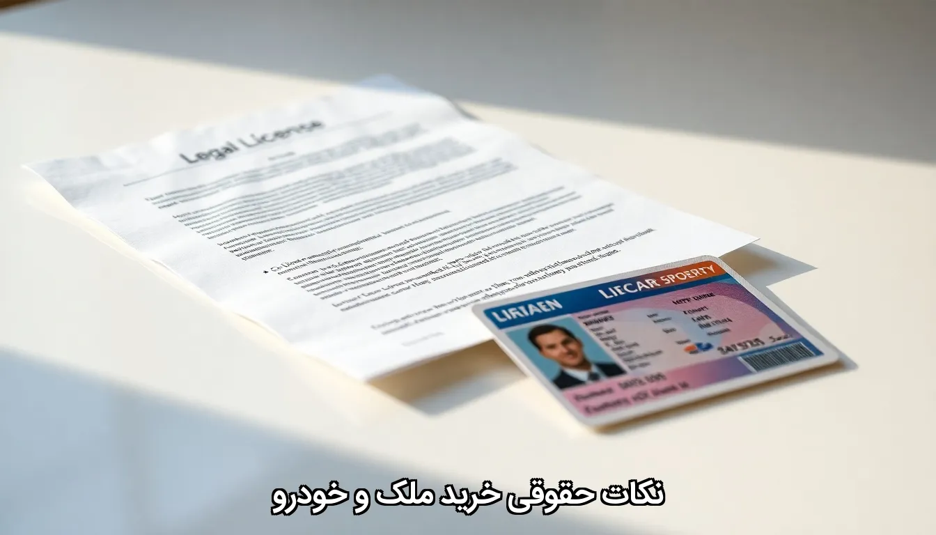 نکات حقوقی خرید ملک و خودرو