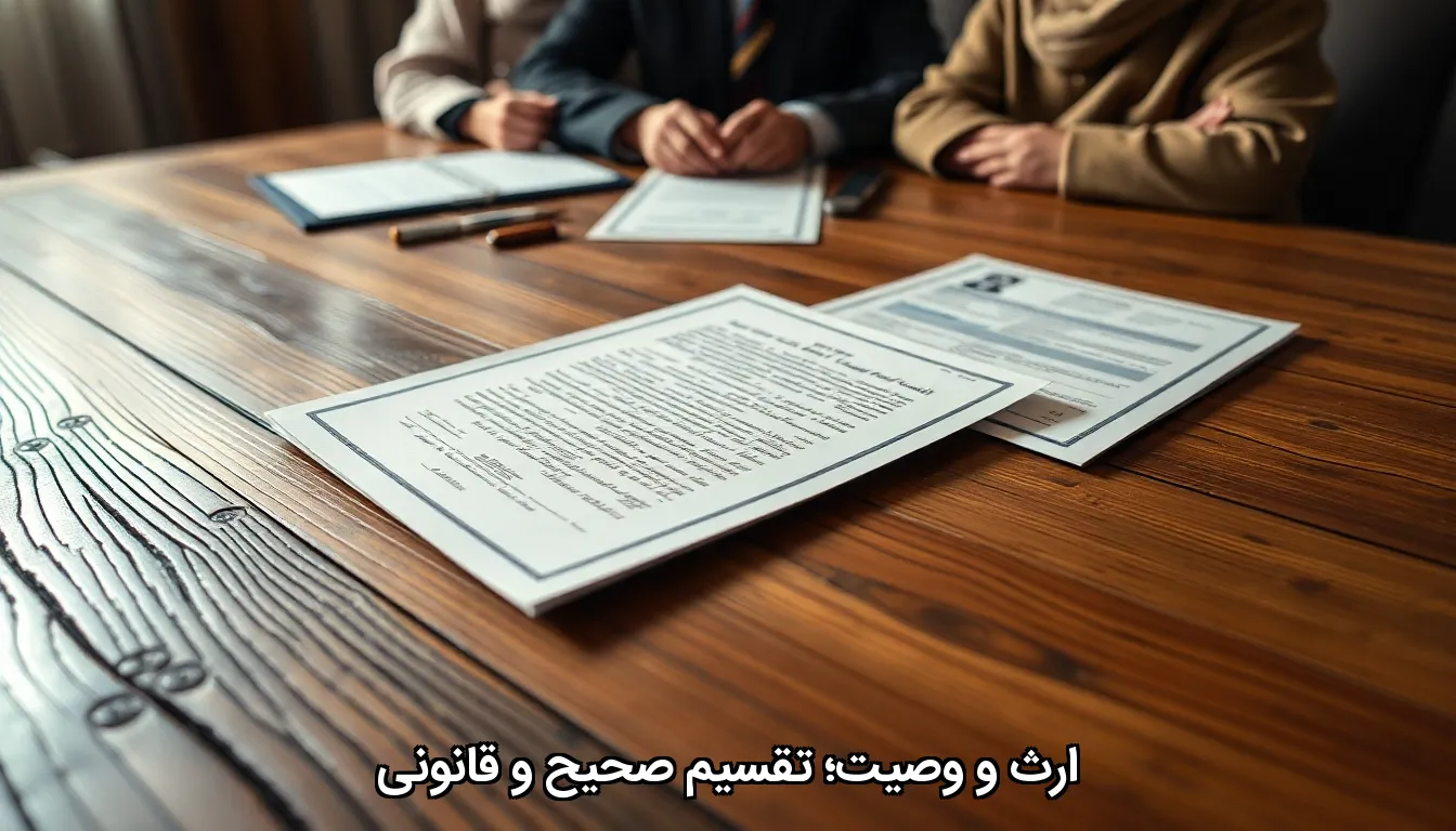 ارث و وصیت؛ تقسیم صحیح و قانونی