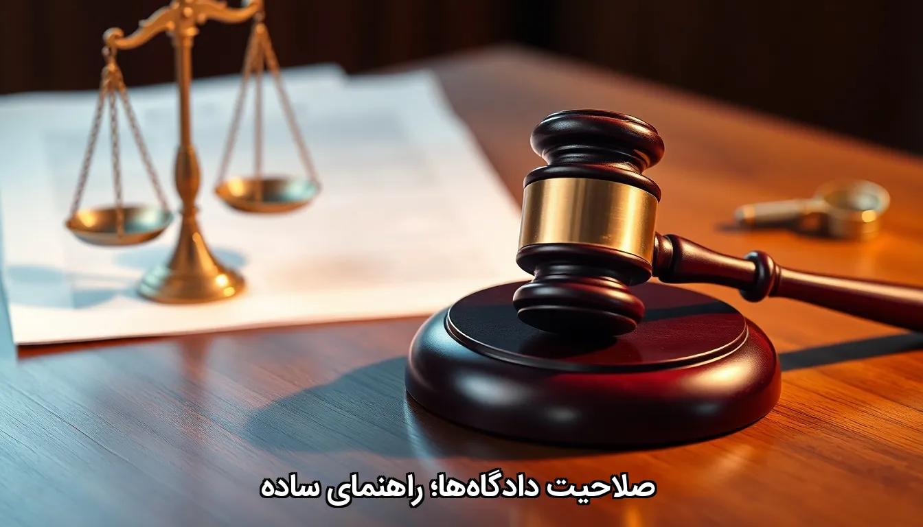 صلاحیت دادگاهها؛ راهنمای ساده