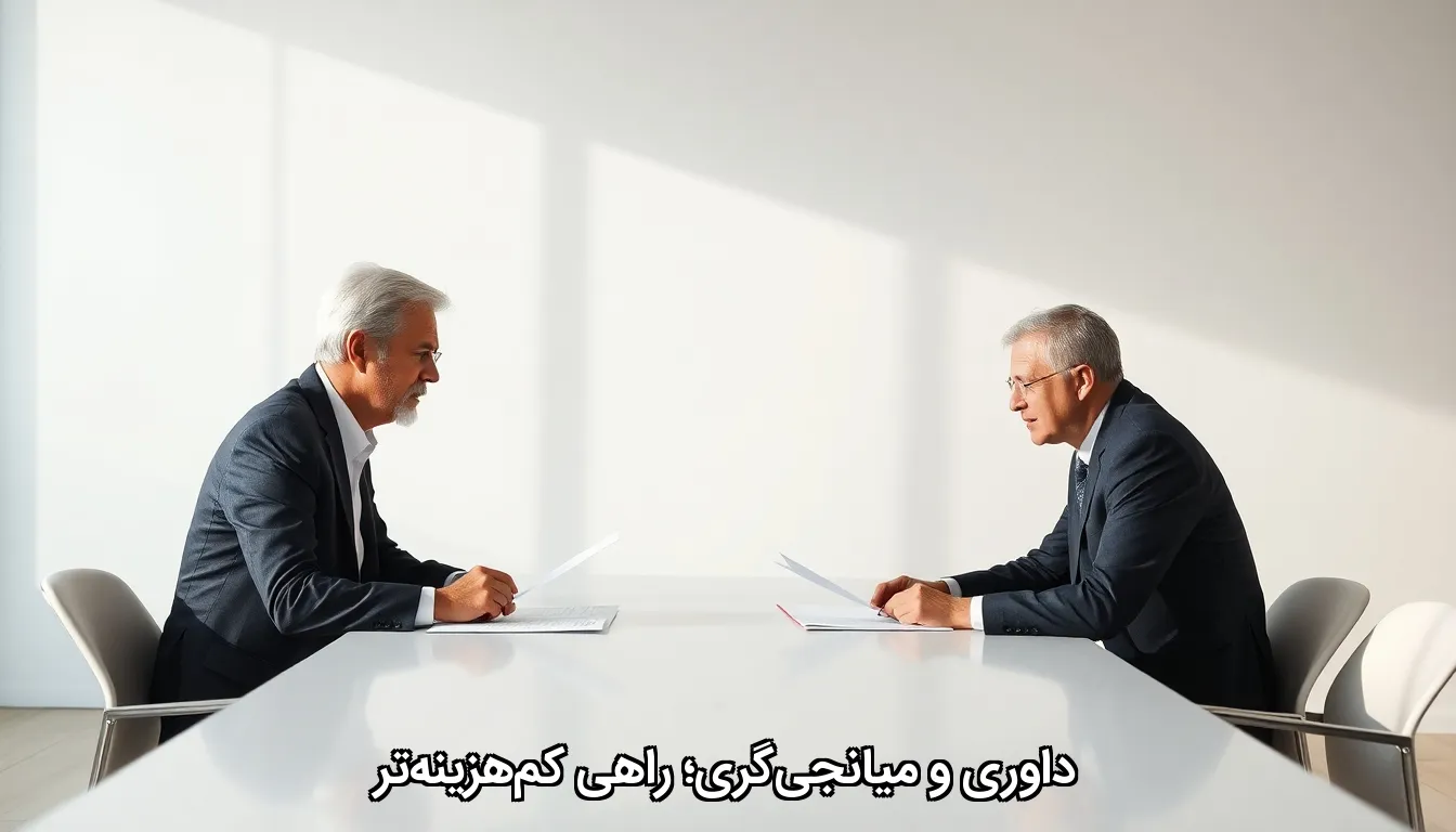داوری و میانجیگری؛ راهی کمهزینهتر