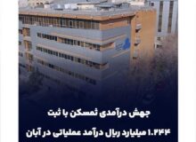 جهش درآمدی ثمسکن با ثبت ۱,۲۴۴ میلیارد ریال درآمد عملیاتی در آبان