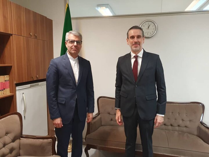 دیدار سفیر اسپانیا در تهران با سخنگوی وزارت امور خارجه